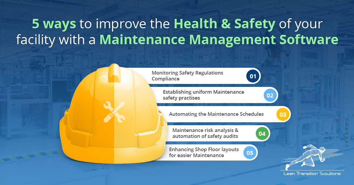 improve the Health and Safety of your facility with a Maintenance Management Software